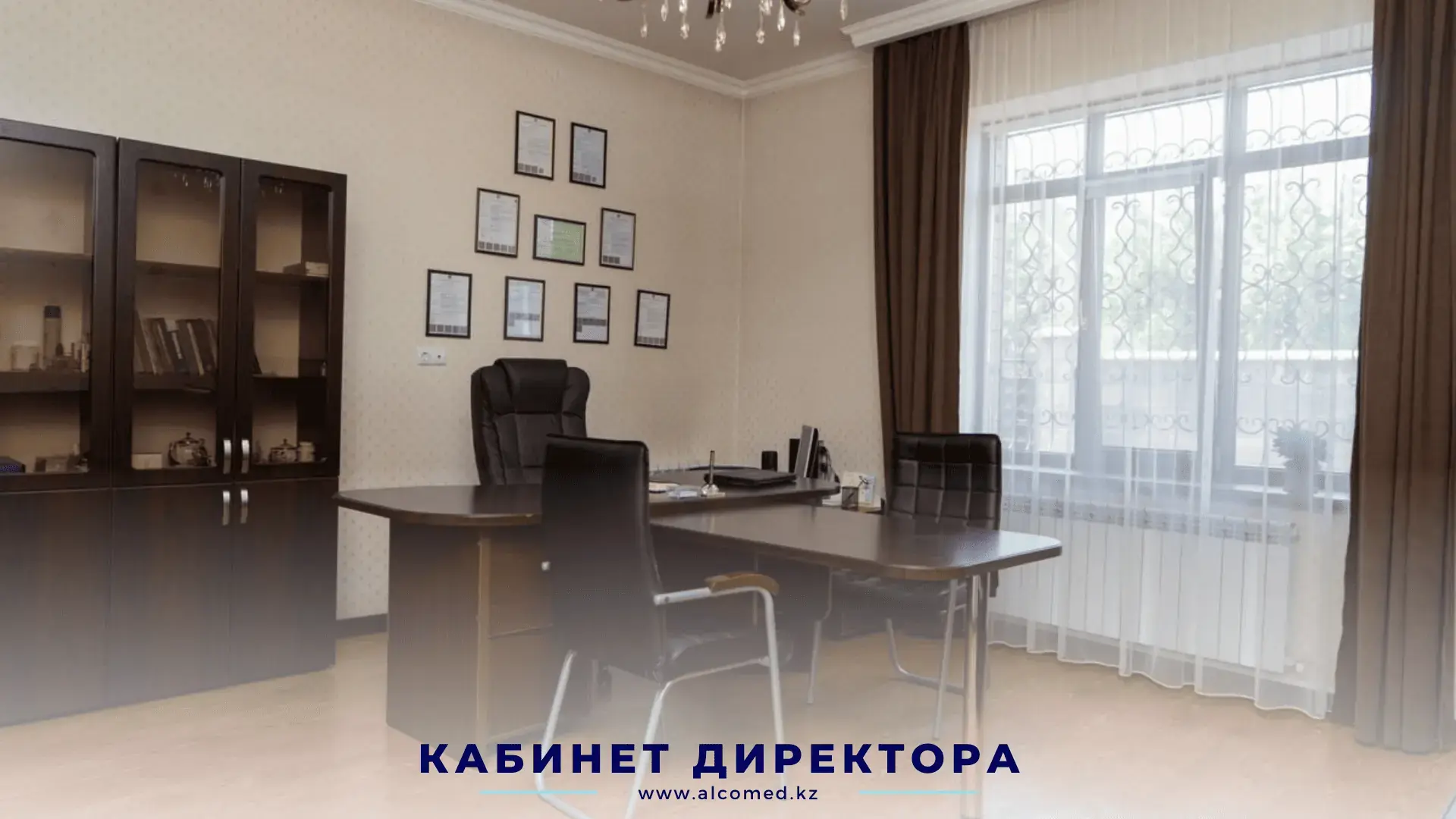 Кабинет главного врача клиники Alcomed